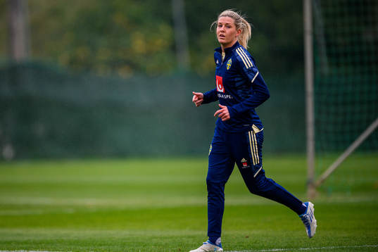 Olivia Schough of the Swedish women's national football