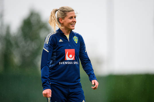 Olivia Schough of the Swedish women's national football