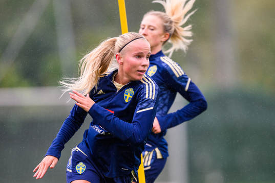 Stina Lennartsson of the Swedish women's national football