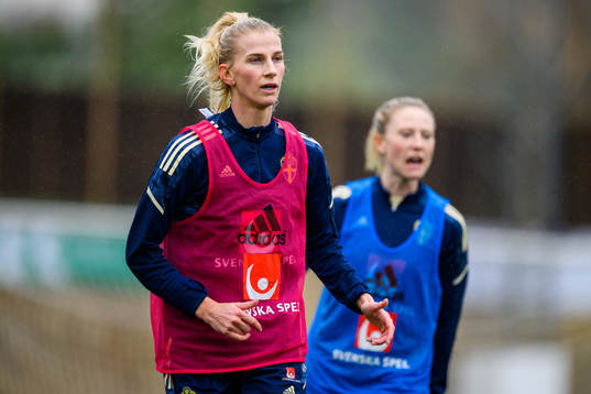 Sofia Jakobsson of the Swedish women's national football