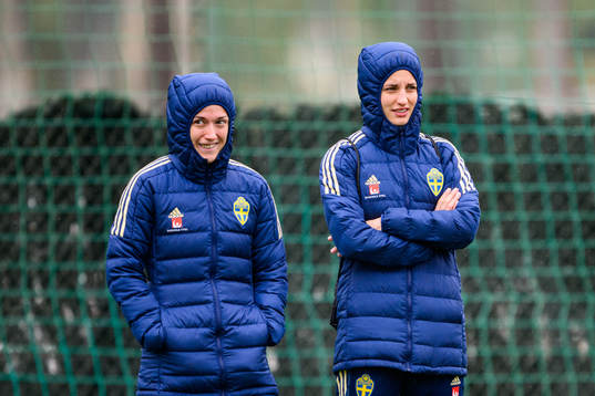 Filippa Angeldahl and Nathalie Björn of the Swedish