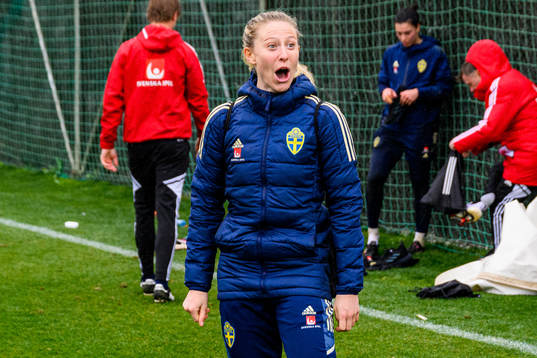 Rebecka Blomqvist of the Swedish women's national football