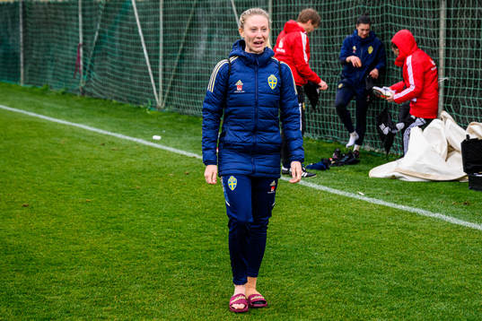 Rebecka Blomqvist of the Swedish women's national football