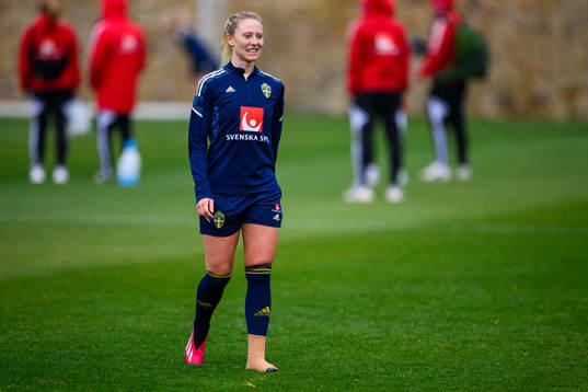 Rebecka Blomqvist of the Swedish women's national football
