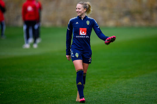 Rebecka Blomqvist of the Swedish women's national football