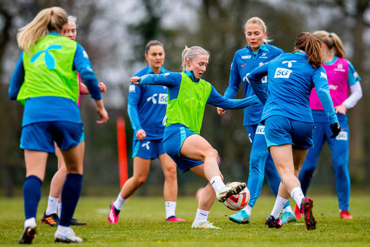 Thea Bjelde of the Norwegian women's national football team