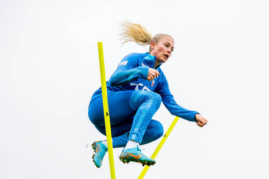 Guro Bergsvand of the Norwegian women's national football