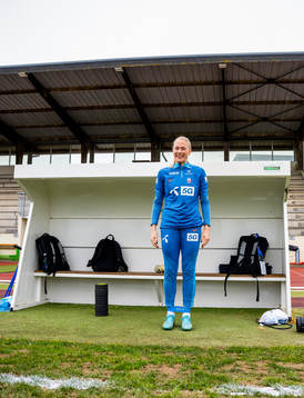 Guro Bergsvand of the Norwegian women's national football