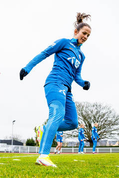 Tuva Hansen of the Norwegian women's national football team