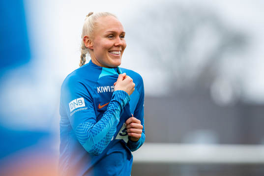 Maria Thorisdottir of the Norwegian women's national