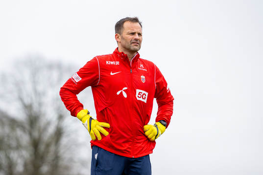 Jon Knudsen, goalkeeper coach of the Norwegian women's