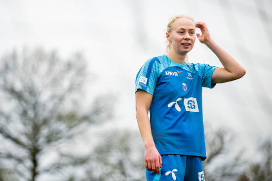 Sara Hørte of the Norwegian women's national football team