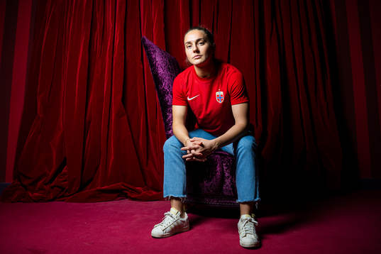 Vilde Bøe Risa of the Norwegian women's national football