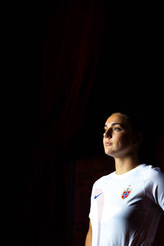 Vilde Bøe Risa of the Norwegian women's national football