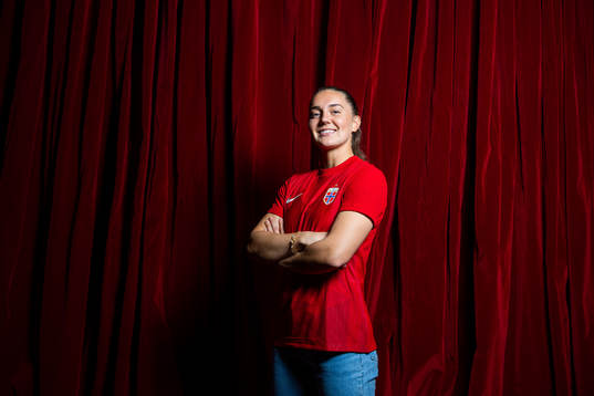 Vilde Bøe Risa of the Norwegian women's national football
