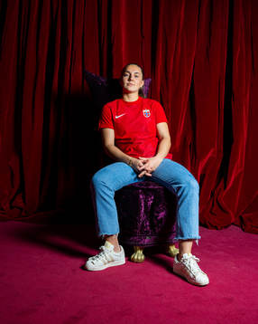 Vilde Bøe Risa of the Norwegian women's national football