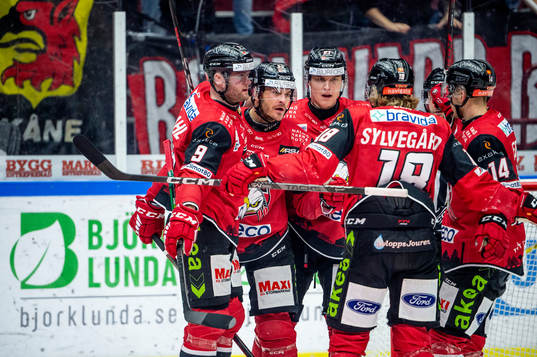 Malmö Redhawks Lance Bouma jublar