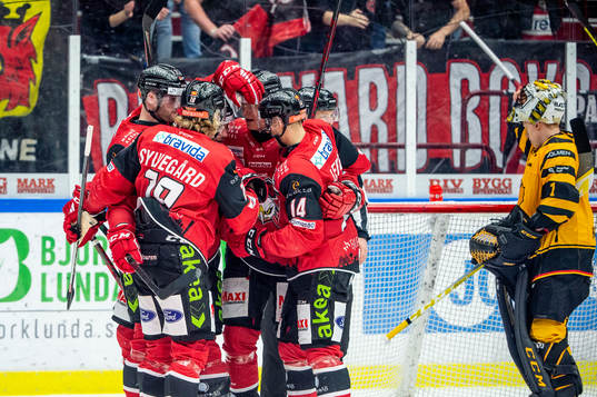 Malmö Redhawks Lance Bouma jublar