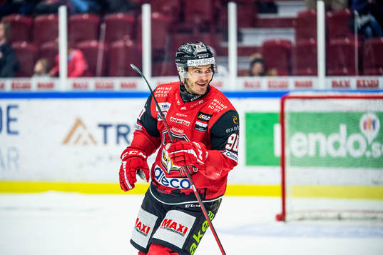 Malmö Redhawks Lance Bouma jublar