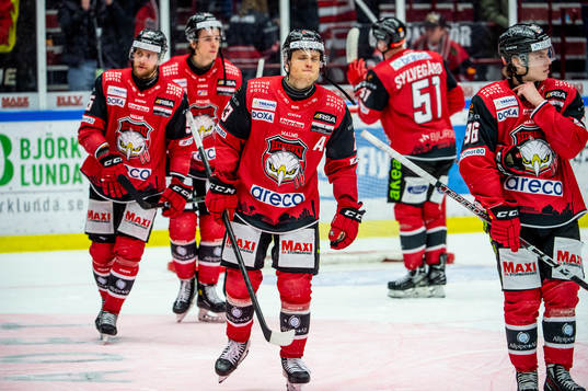 Malmö Redhawks Christoffer Forsberg deppar med