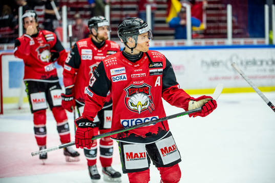 Malmö Redhawks Christoffer Forsberg deppar med