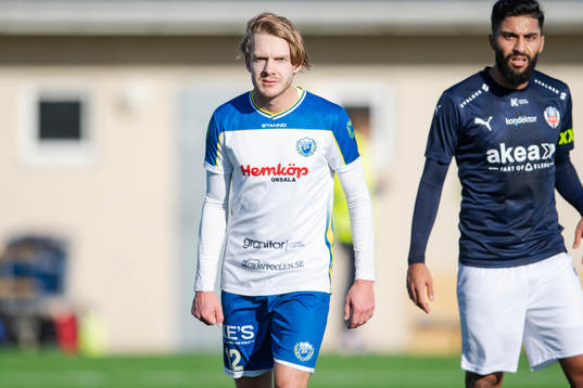 Onsalas Viktor Glaerum och Helsingborgs Amin Al Hamawi