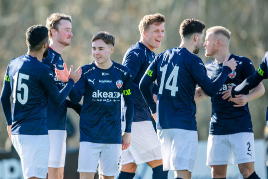 Helsingborgs Amin Al Hamawi, målskytt Rasmus Jönsson,