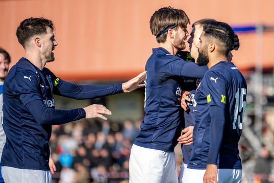 Helsingborgs Oliver Stojanović Fredin, målskytt Wilhelm