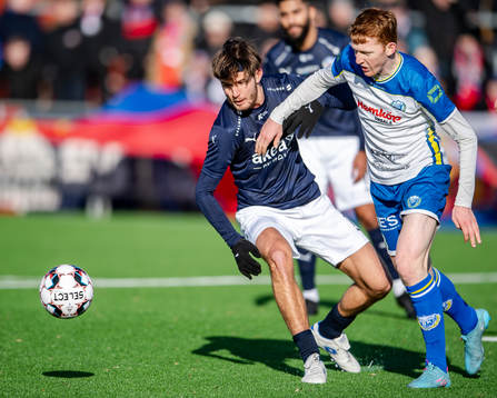 Helsingborgs Wilhelm Loeper och Onsalas Magnus Johansson