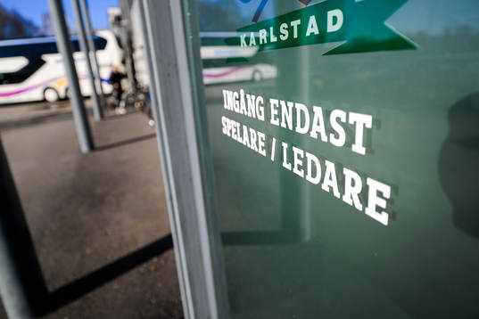 Ingång för endast spelare och ledare