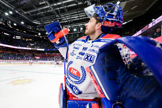 Oskarshamns målvakt Tim Juel