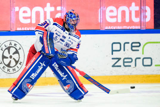 Oskarshamns målvakt Tim Juel