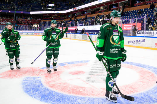 Färjestads Linus Johansson deppar