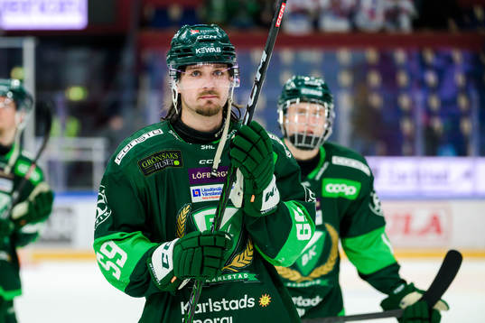 Färjestads Linus Johansson deppar