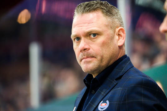 Oskarshamns assisterande tränare Mikael Holmqvist