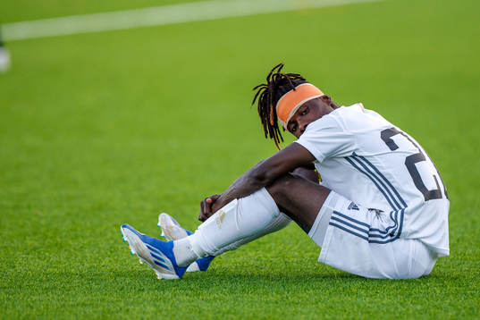 Östersunds Yannick Armel Assiedou Adjoumani deppar