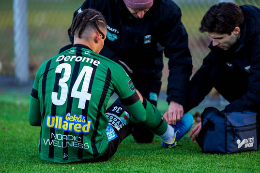 Varbergs Maxime Anne Marie Sainte får behandling