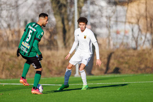 Varbergs Vinicius Nogueira de Oliveira och Östersunds Ziad