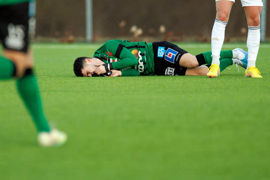 Varbergs Ismet Lushaku har ont