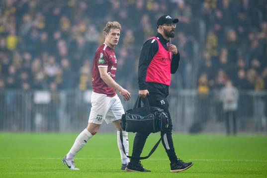 Västerås Herman Magnusson med en skada