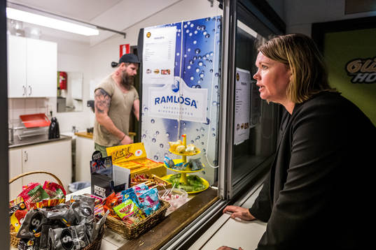 Malin Olsson, Ordförande i kiosken