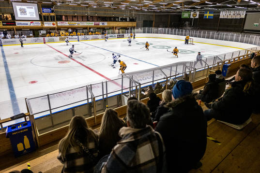 under ishockeymatchen i AllTrean Södra B, Region Syd