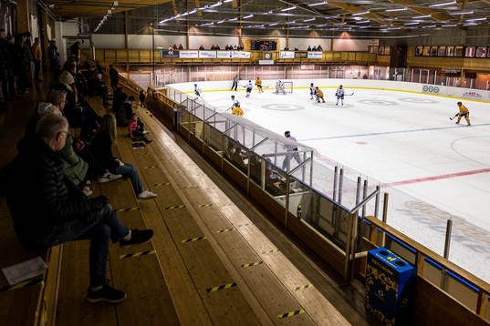 under ishockeymatchen i AllTrean Södra B, Region Syd