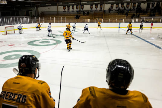 under ishockeymatchen i AllTrean Södra B, Region Syd