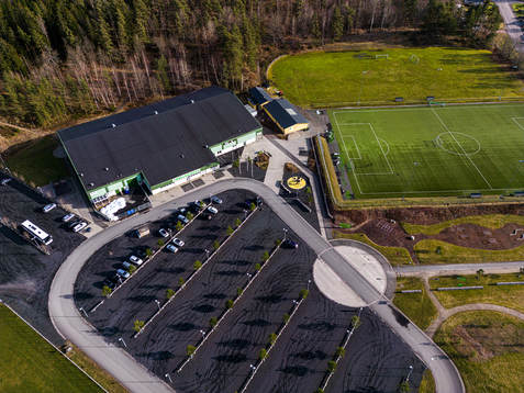 Trollarinkens ishall innan ishockeymatchen i AllTrean