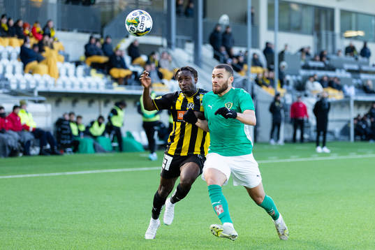Häckens Ibrahim Sadiq och Jönköpings Södras Malkolm