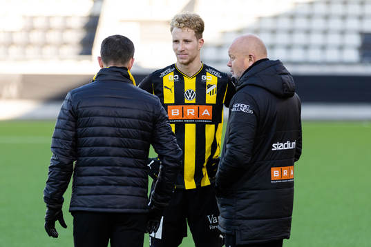 Häckens sportchef Martin Ericsson, lagkapten Samuel