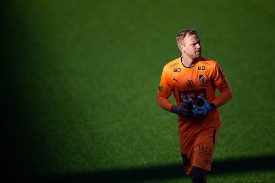 Häckens målvakt Peter Abrahamsson