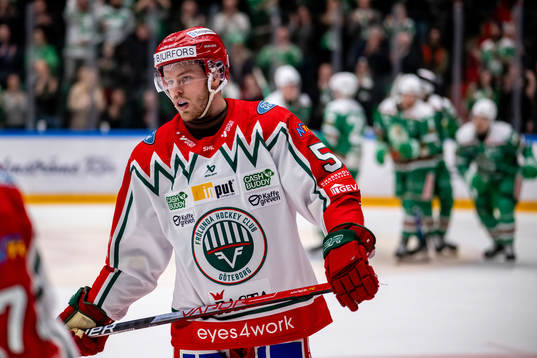Frölundas Filip Johansson  deppar
