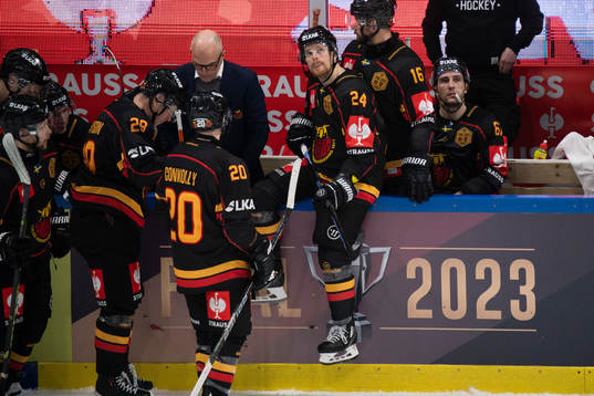Luleås players looks dejected
